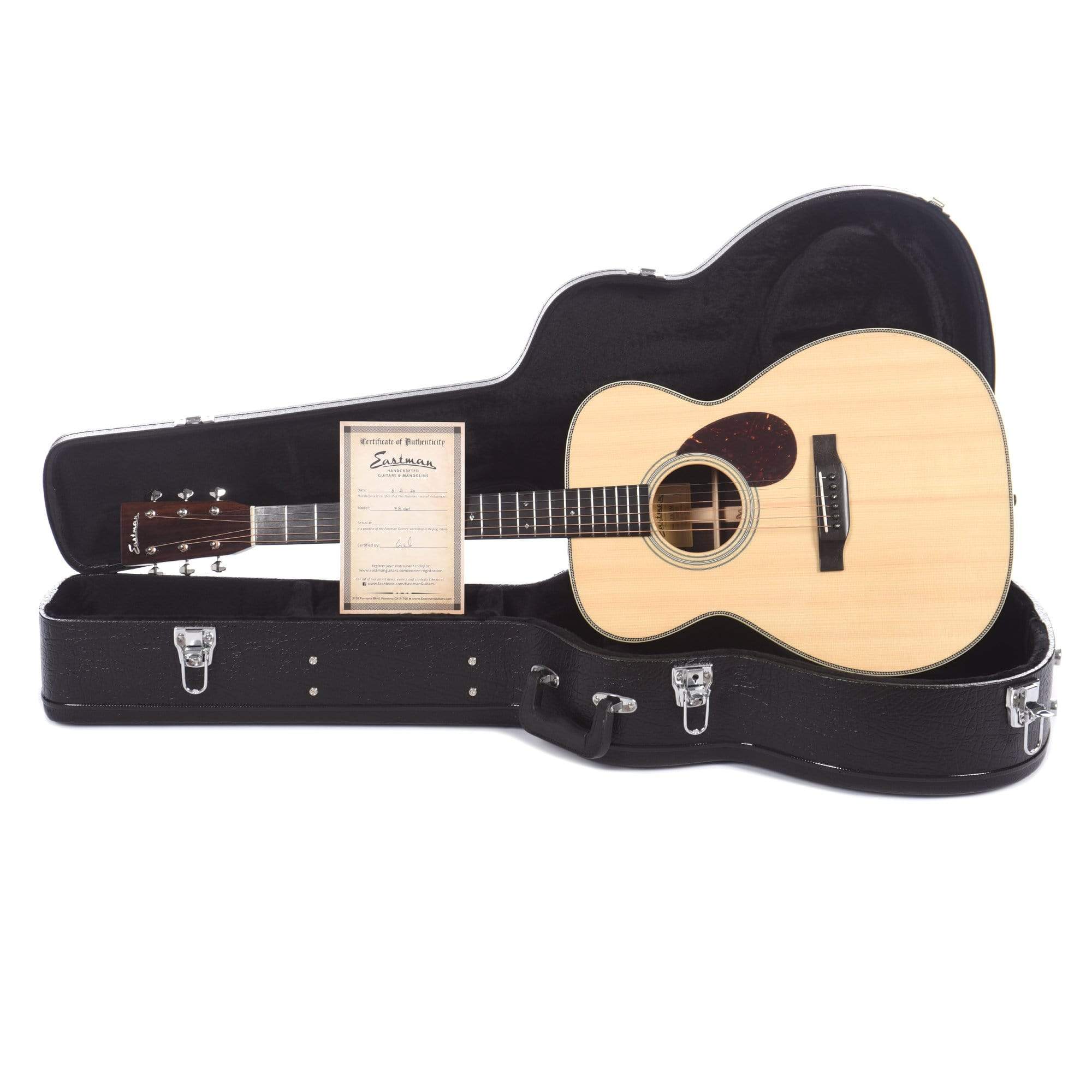 Eastman Traditional E8OM Spruce/Rosewood OM Natural Acoustic Guitars / OM and Auditorium