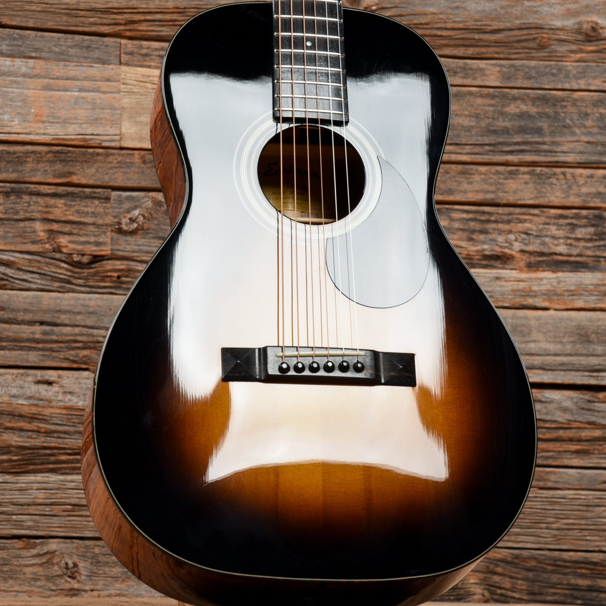 Eastman E10P Mahogany Parlor Sunburst 2016 Acoustic Guitars / Parlor