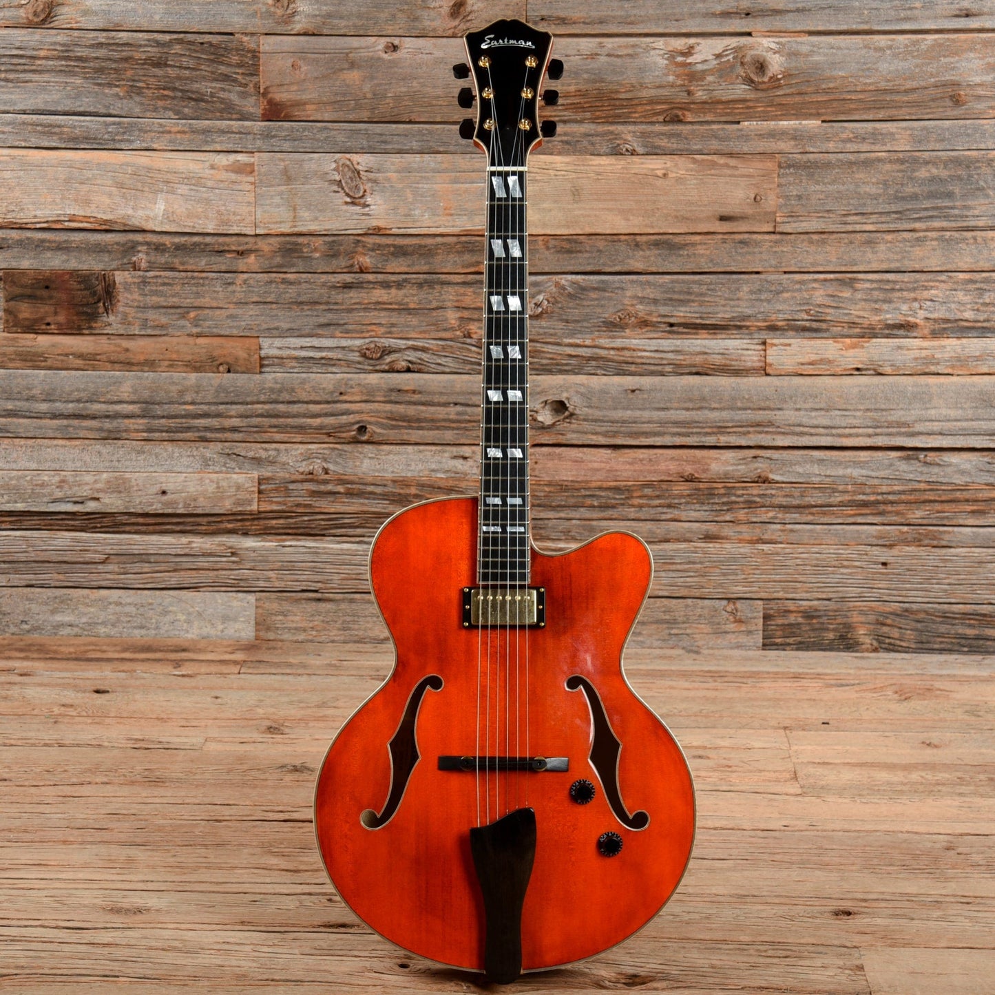 Eastman AR580CE-HB Honeyburst Electric Guitars / Hollow Body