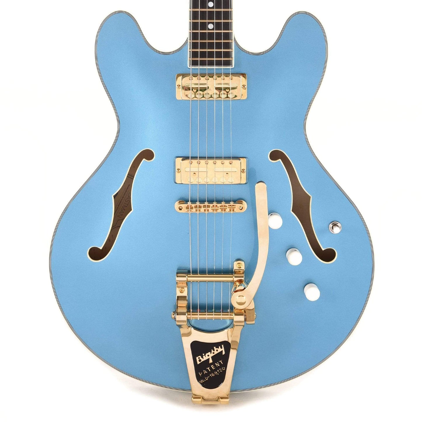 Eastman Custom Edition T486 Semi-Hollow Celestine Blue Built by Otto D'Ambrosio Electric Guitars / Semi-Hollow