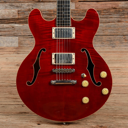 Eastman T185MX Thinline Semi-Hollow Cherry Electric Guitars / Semi-Hollow