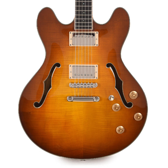 Eastman T186MX Thinline Goldburst Electric Guitars / Semi-Hollow