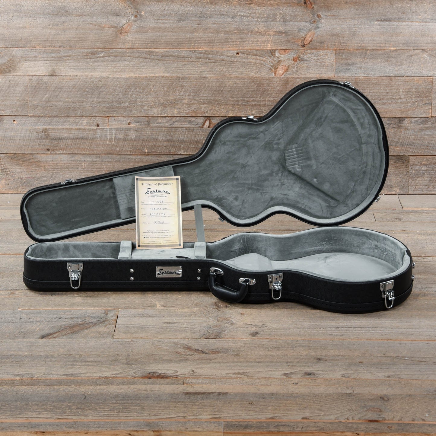 Eastman T186MX Thinline Goldburst Electric Guitars / Semi-Hollow