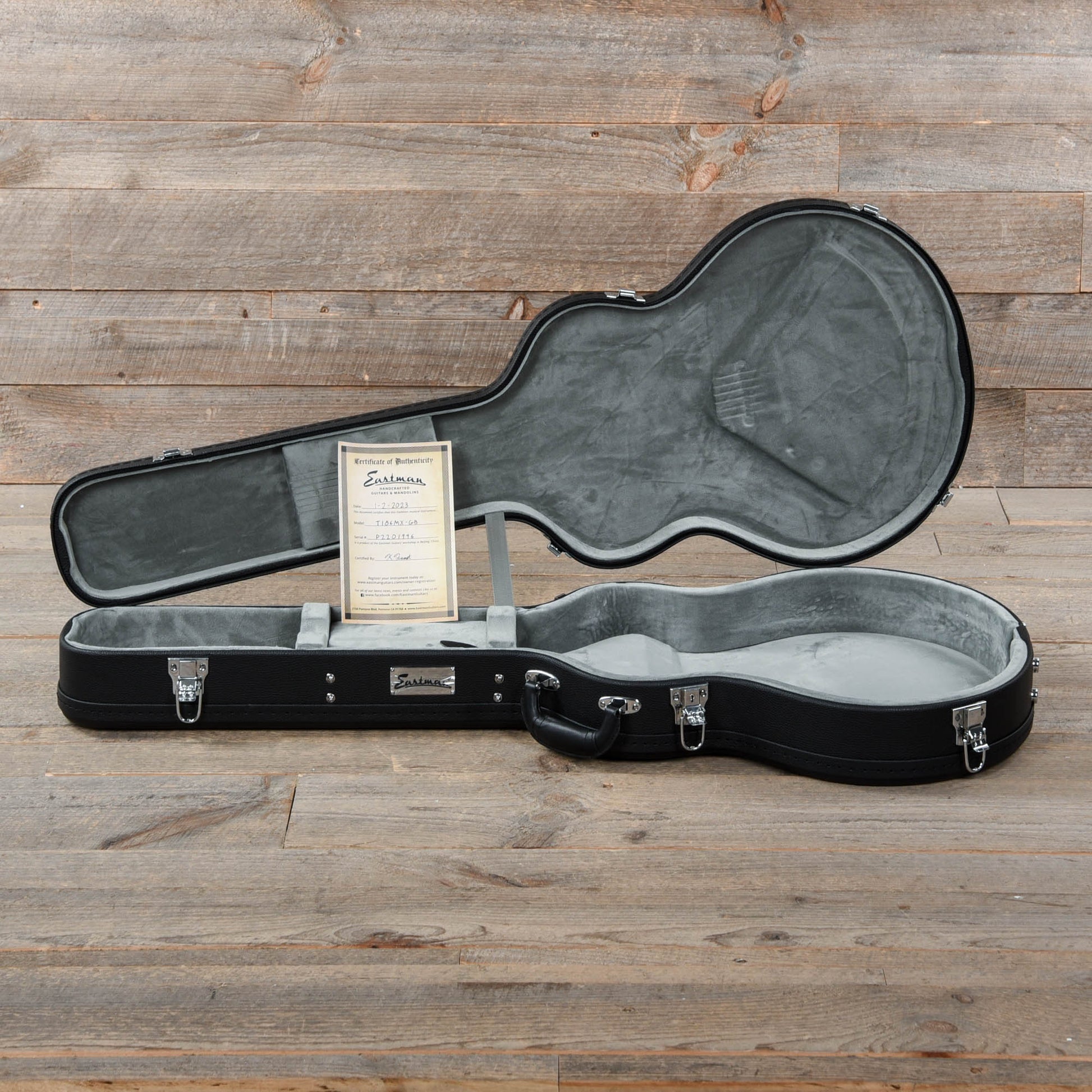 Eastman T186MX Thinline Goldburst Electric Guitars / Semi-Hollow