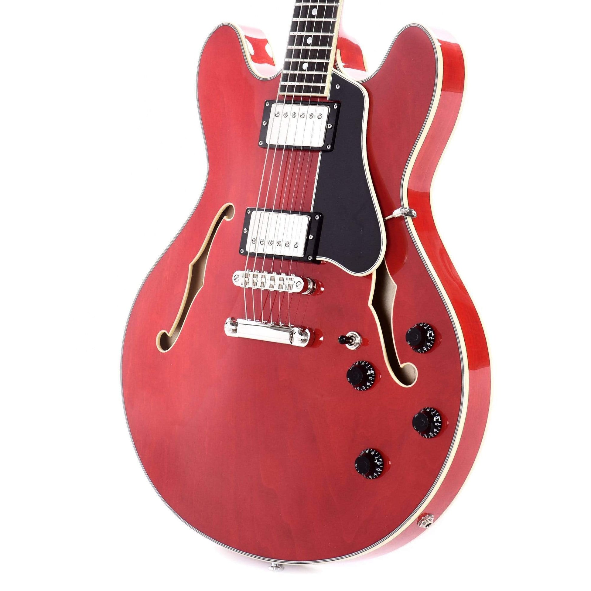 Eastman T386 Thinline Red w/Kent Armstrong Humbuckers Electric Guitars / Semi-Hollow