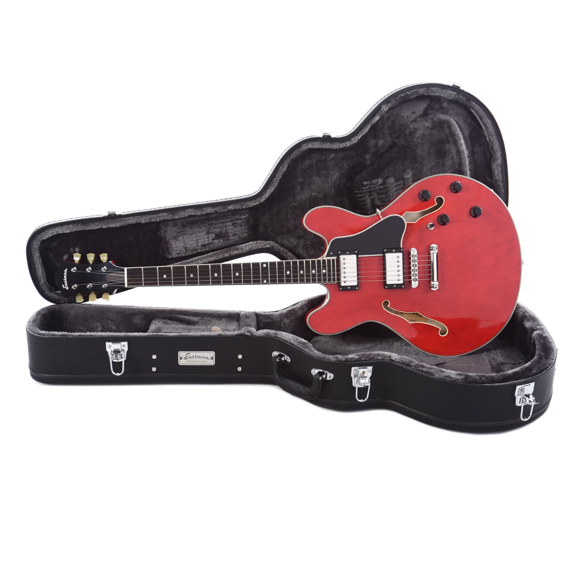 Eastman T386 Thinline Red w/Kent Armstrong Humbuckers Electric Guitars / Semi-Hollow