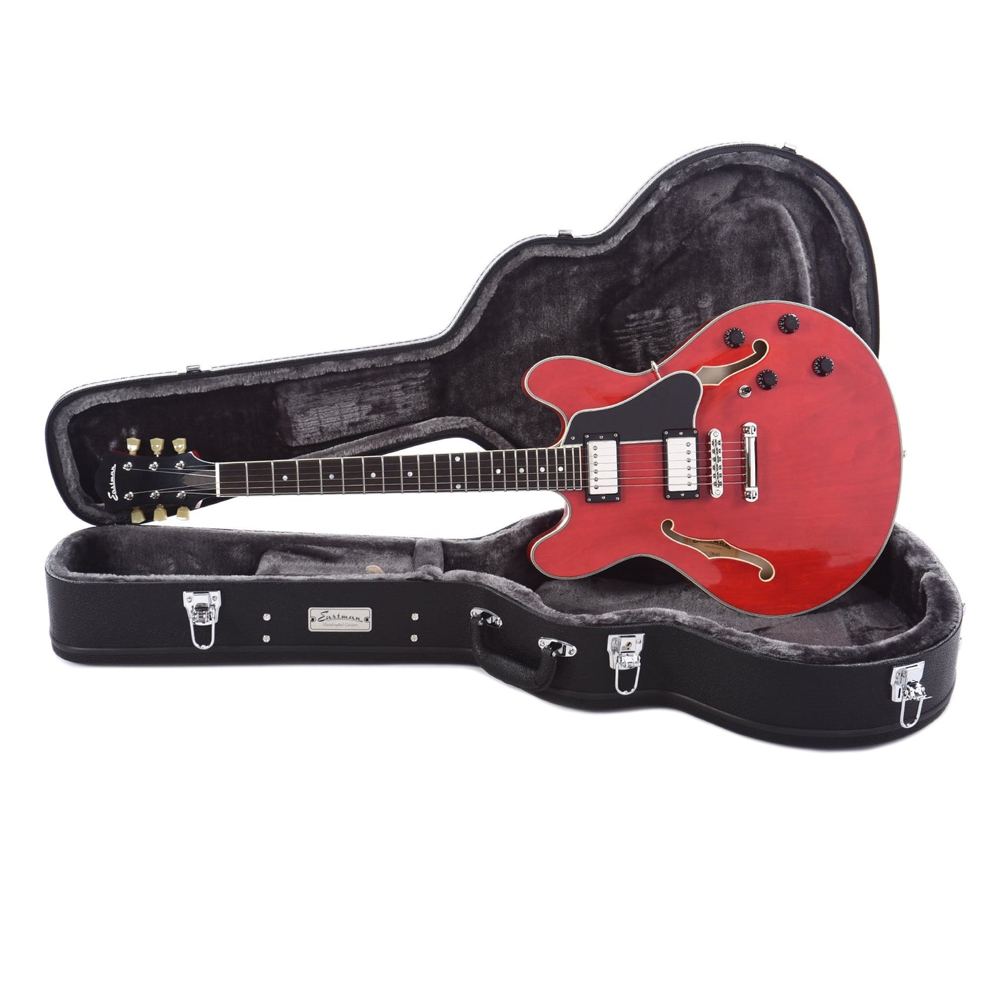 Eastman T386 Thinline Red w/Kent Armstrong Humbuckers Electric Guitars / Semi-Hollow
