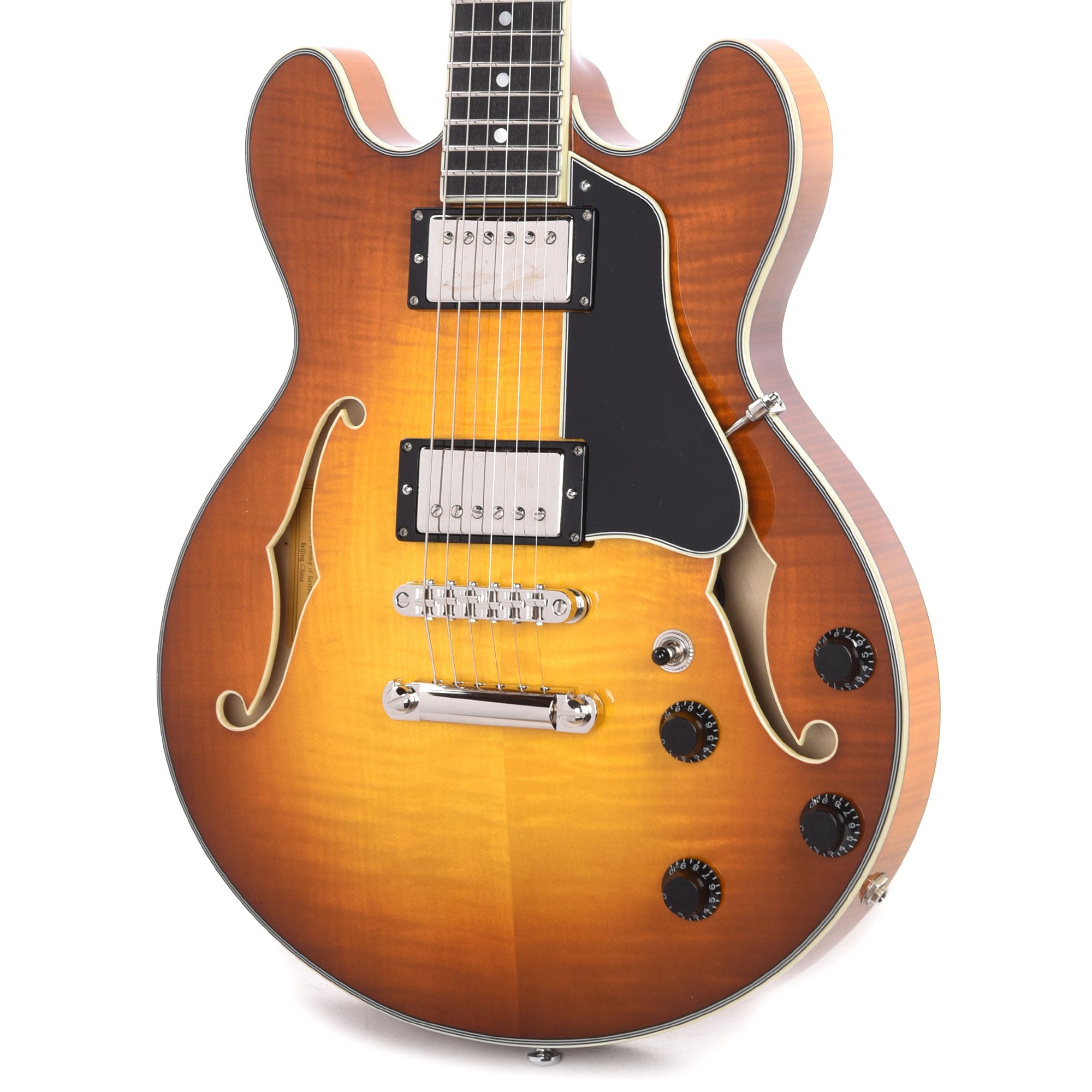 Eastman T484 Thinline Truetone Gloss Goldburst Electric Guitars / Semi-Hollow
