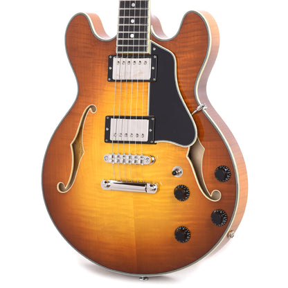 Eastman T484 Thinline Truetone Gloss Goldburst Electric Guitars / Semi-Hollow
