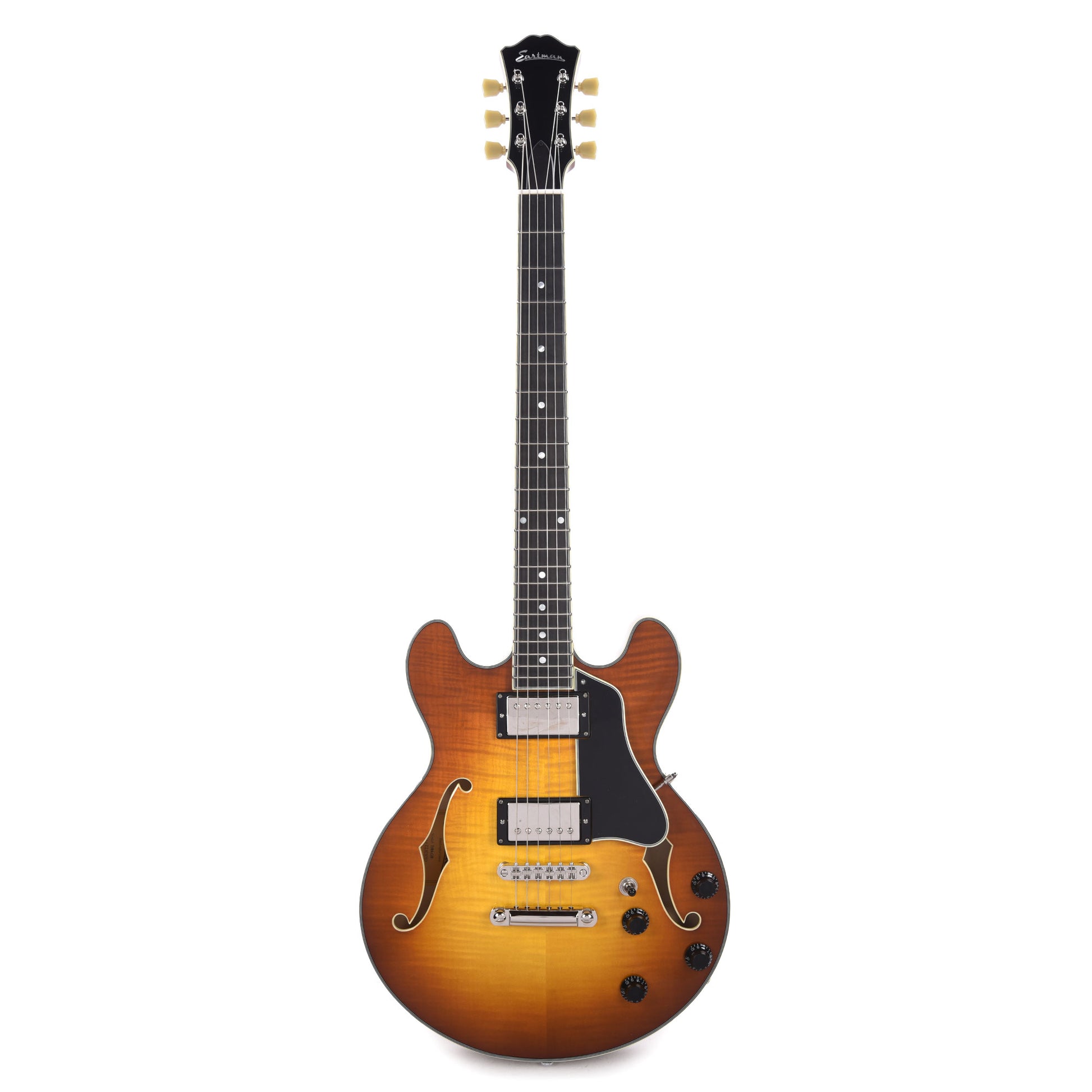 Eastman T484 Thinline Truetone Gloss Goldburst Electric Guitars / Semi-Hollow
