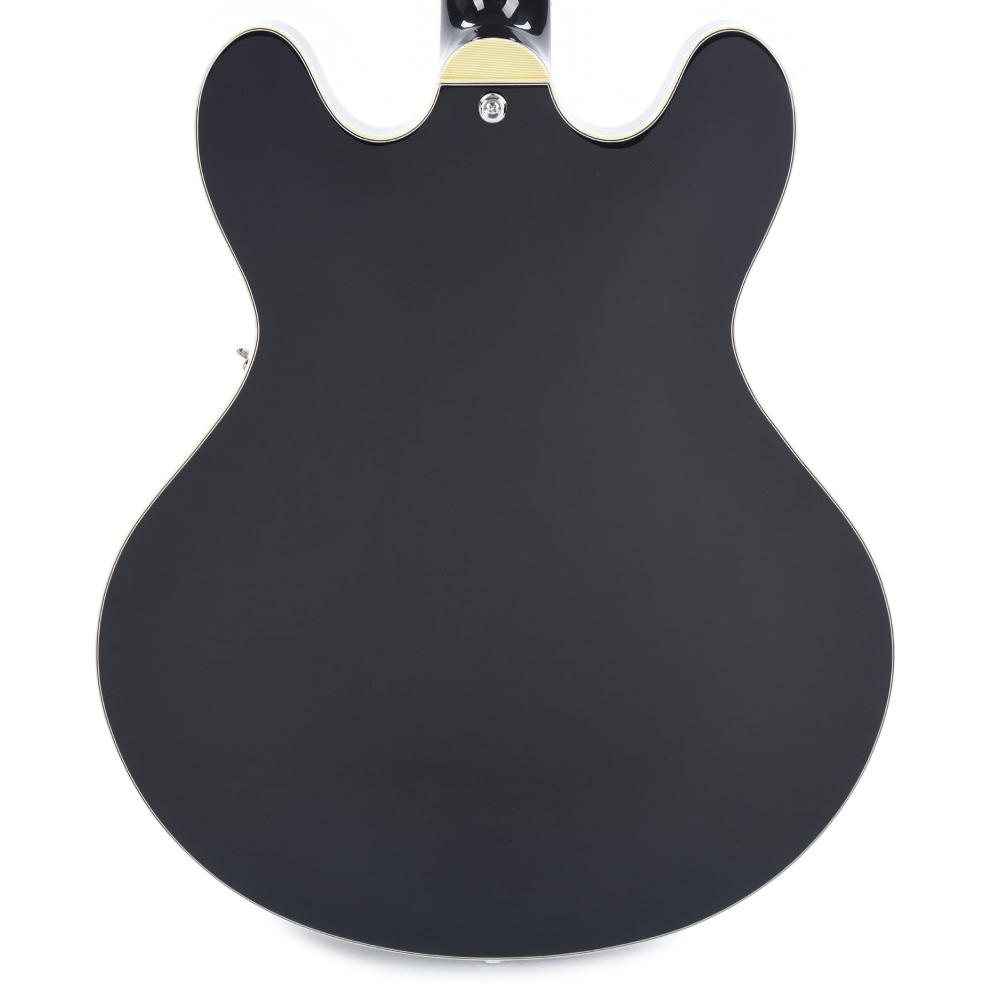 Eastman T486 Thinline Deluxe Black w/Seymour Duncan Humbuckers Electric Guitars / Semi-Hollow
