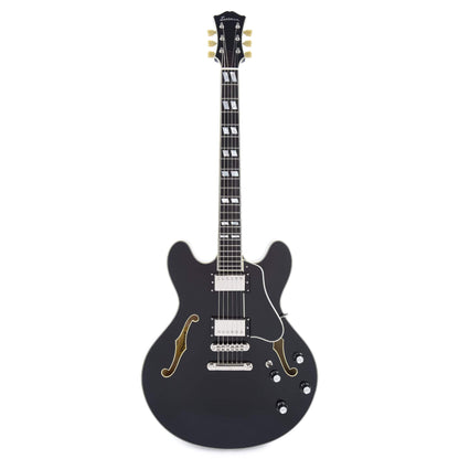 Eastman T486 Thinline Deluxe Black w/Seymour Duncan Humbuckers Electric Guitars / Semi-Hollow