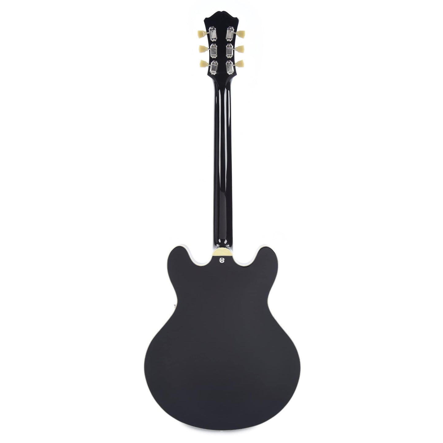Eastman T486 Thinline Deluxe Black w/Seymour Duncan Humbuckers Electric Guitars / Semi-Hollow