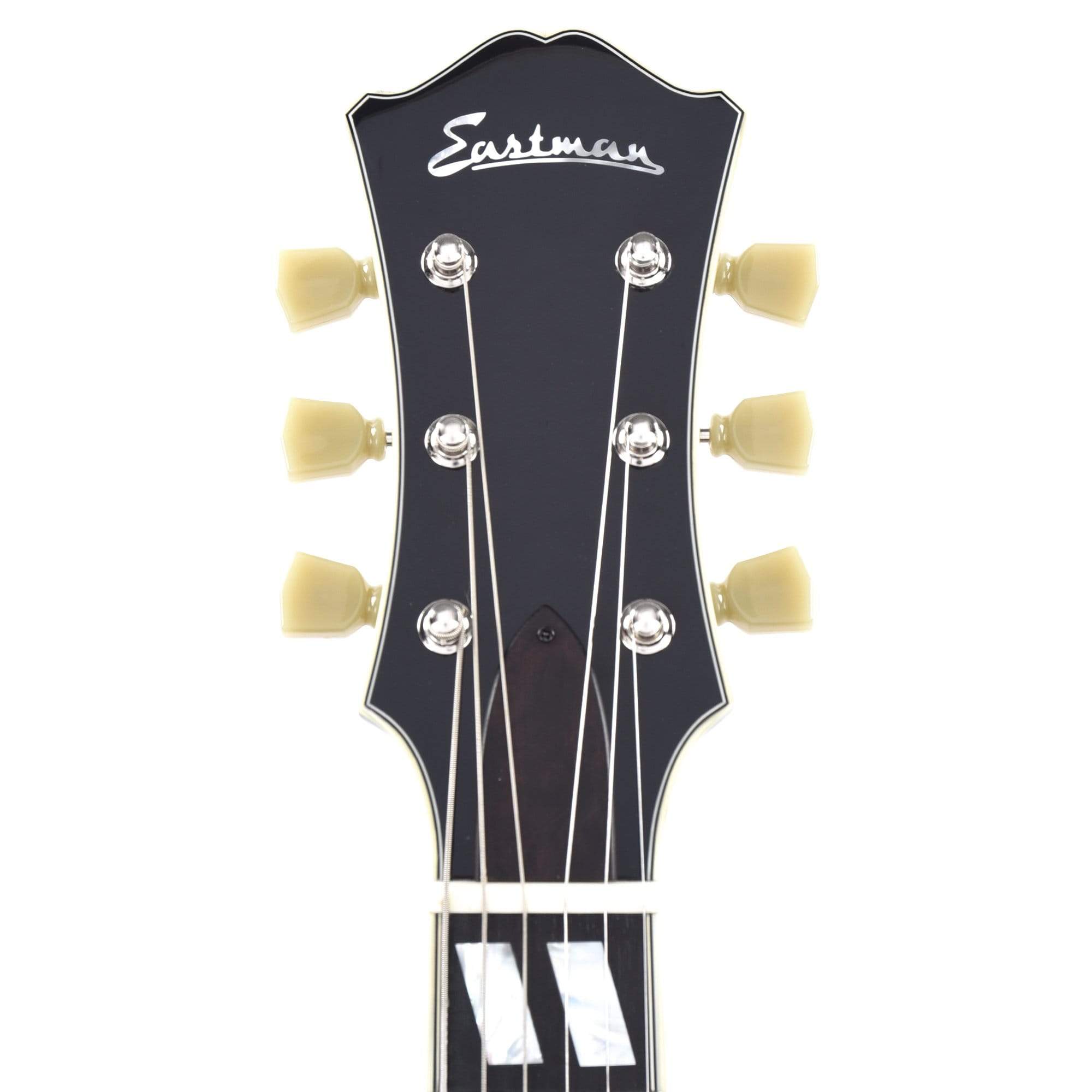 Eastman T486 Thinline Deluxe Black w/Seymour Duncan Humbuckers Electric Guitars / Semi-Hollow