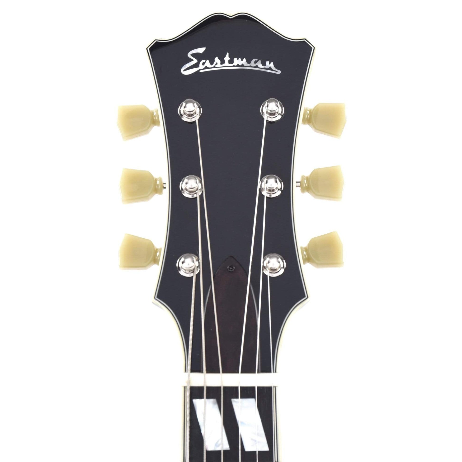 Eastman T486 Thinline Deluxe Black w/Seymour Duncan Humbuckers Electric Guitars / Semi-Hollow