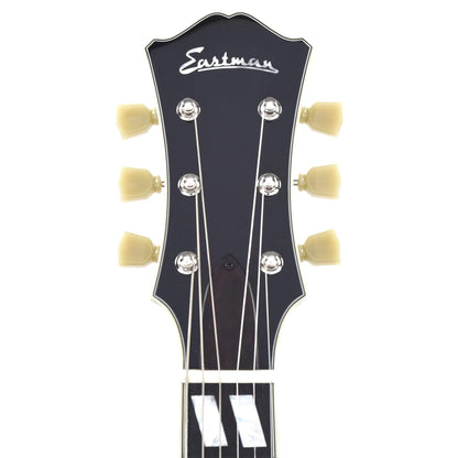 Eastman T486 Thinline Deluxe Black w/Seymour Duncan Humbuckers Electric Guitars / Semi-Hollow