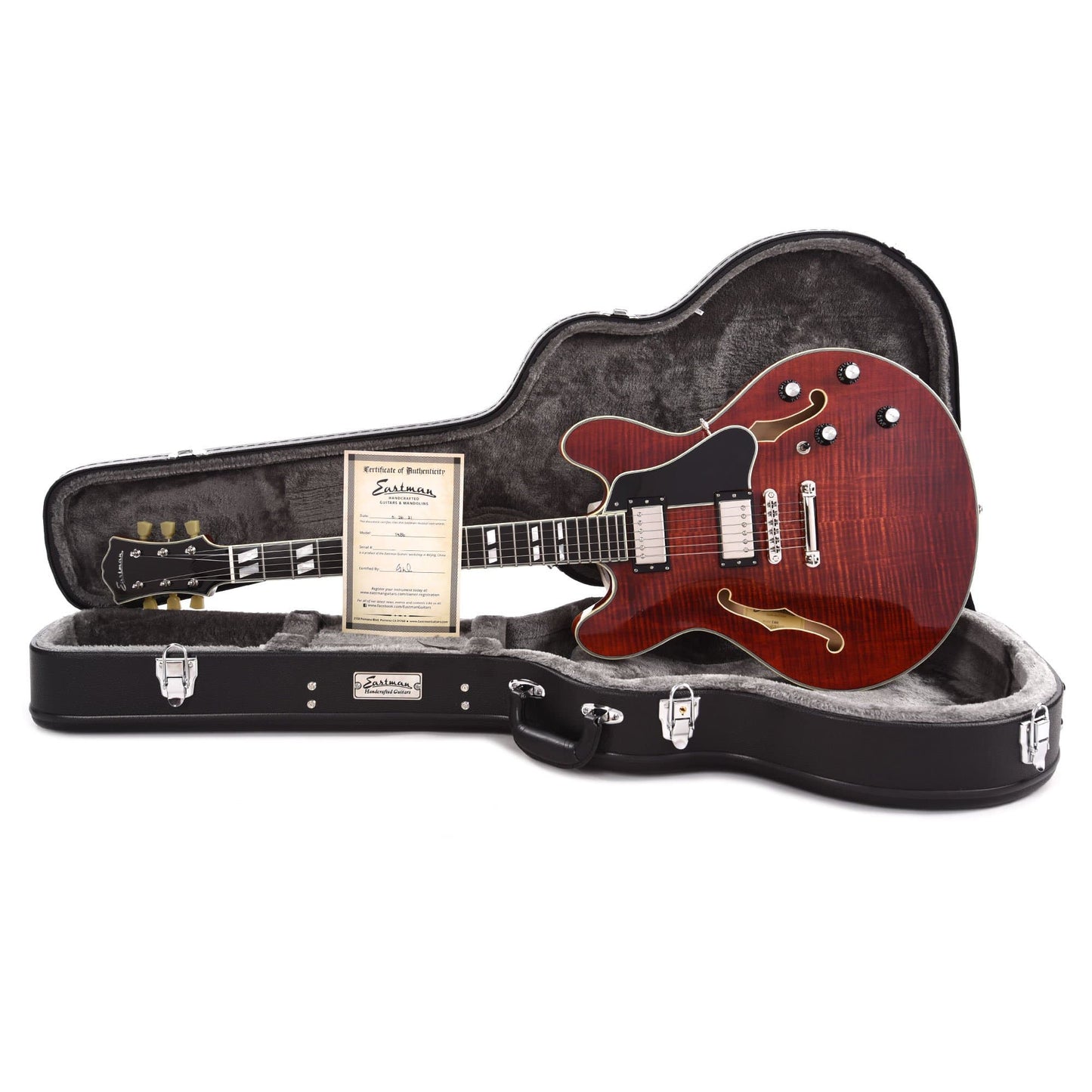 Eastman T486 Thinline Deluxe Classic w/Seymour Duncan Humbuckers Electric Guitars / Semi-Hollow