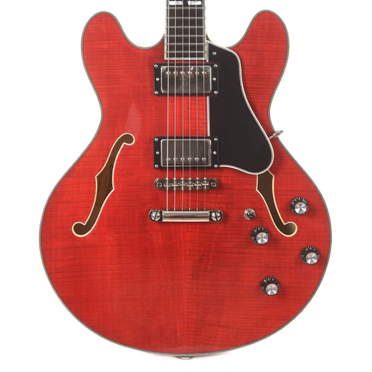 Eastman T486 Thinline Deluxe Red w/Seymour Duncan Humbuckers Electric Guitars / Semi-Hollow