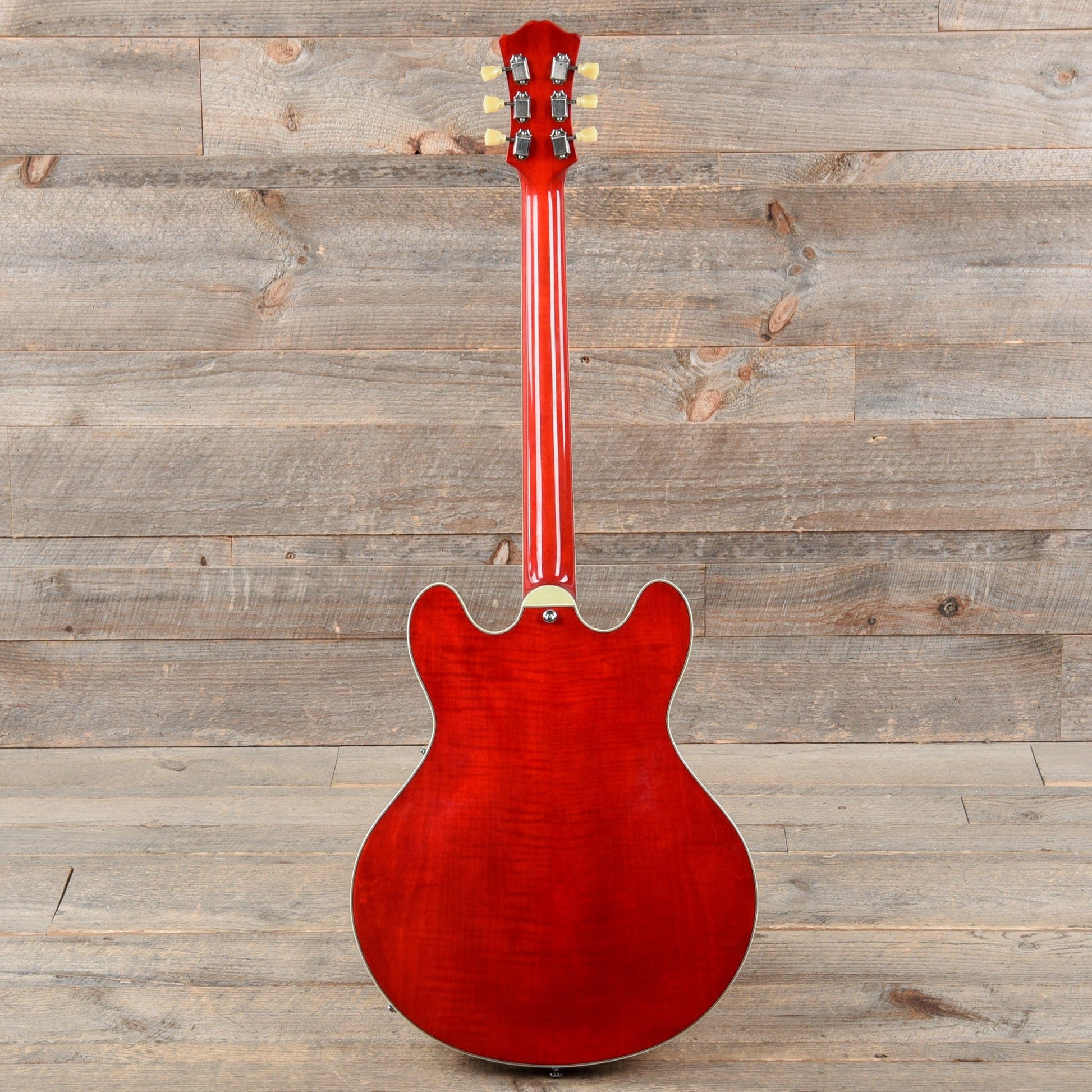Eastman T486 Thinline Deluxe Red w/Seymour Duncan Humbuckers Electric Guitars / Semi-Hollow