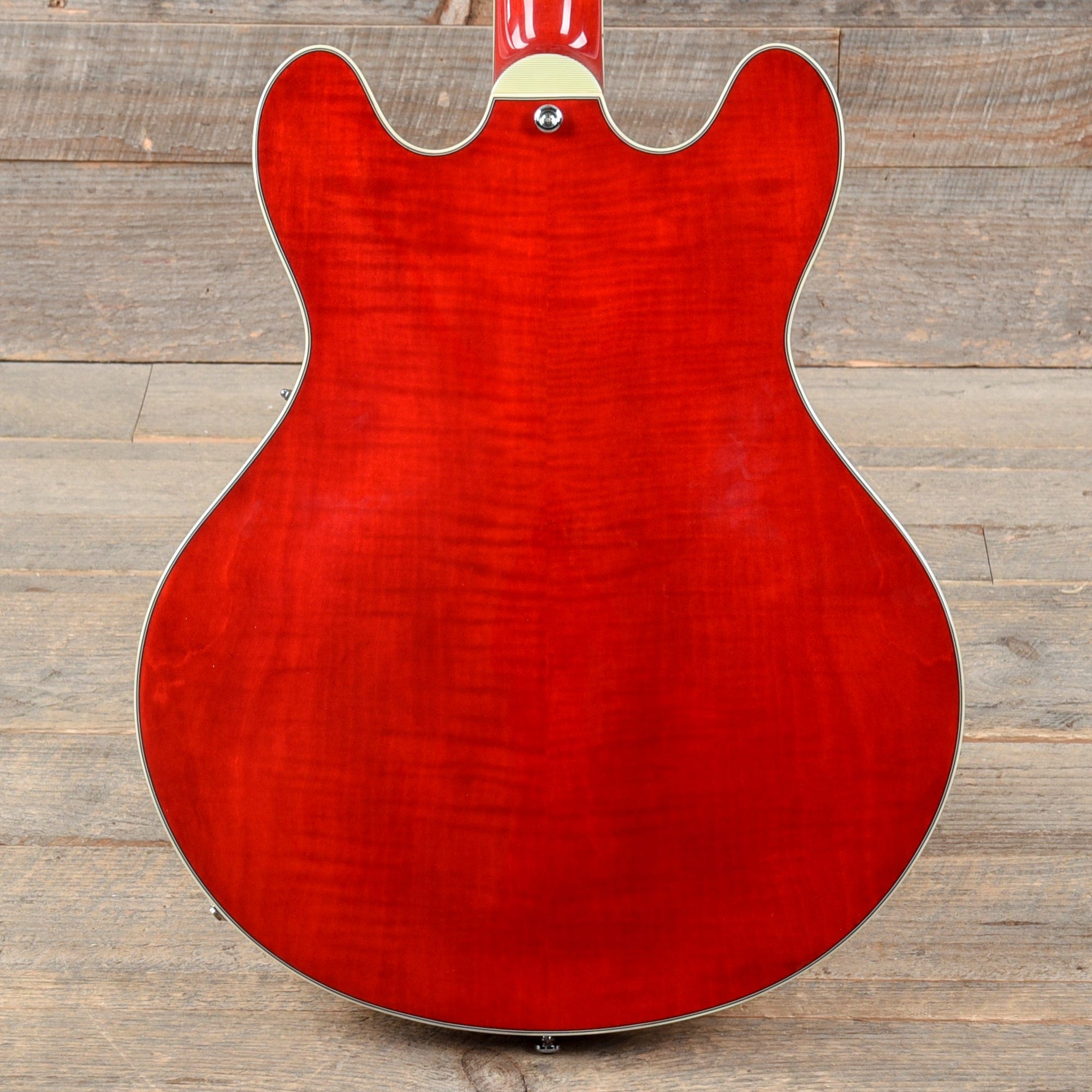 Eastman T486 Thinline Deluxe Red w/Seymour Duncan Humbuckers Electric Guitars / Semi-Hollow