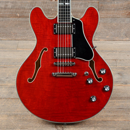 Eastman T486 Thinline Deluxe Red w/Seymour Duncan Humbuckers Electric Guitars / Semi-Hollow