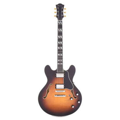 Eastman T486 Thinline Deluxe Sunburst w/Seymour Duncan Humbuckers Electric Guitars / Semi-Hollow