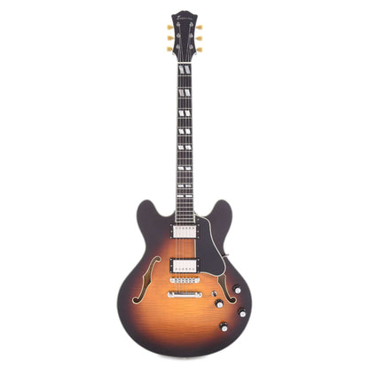 Eastman T486 Thinline Deluxe Sunburst w/Seymour Duncan Humbuckers Electric Guitars / Semi-Hollow