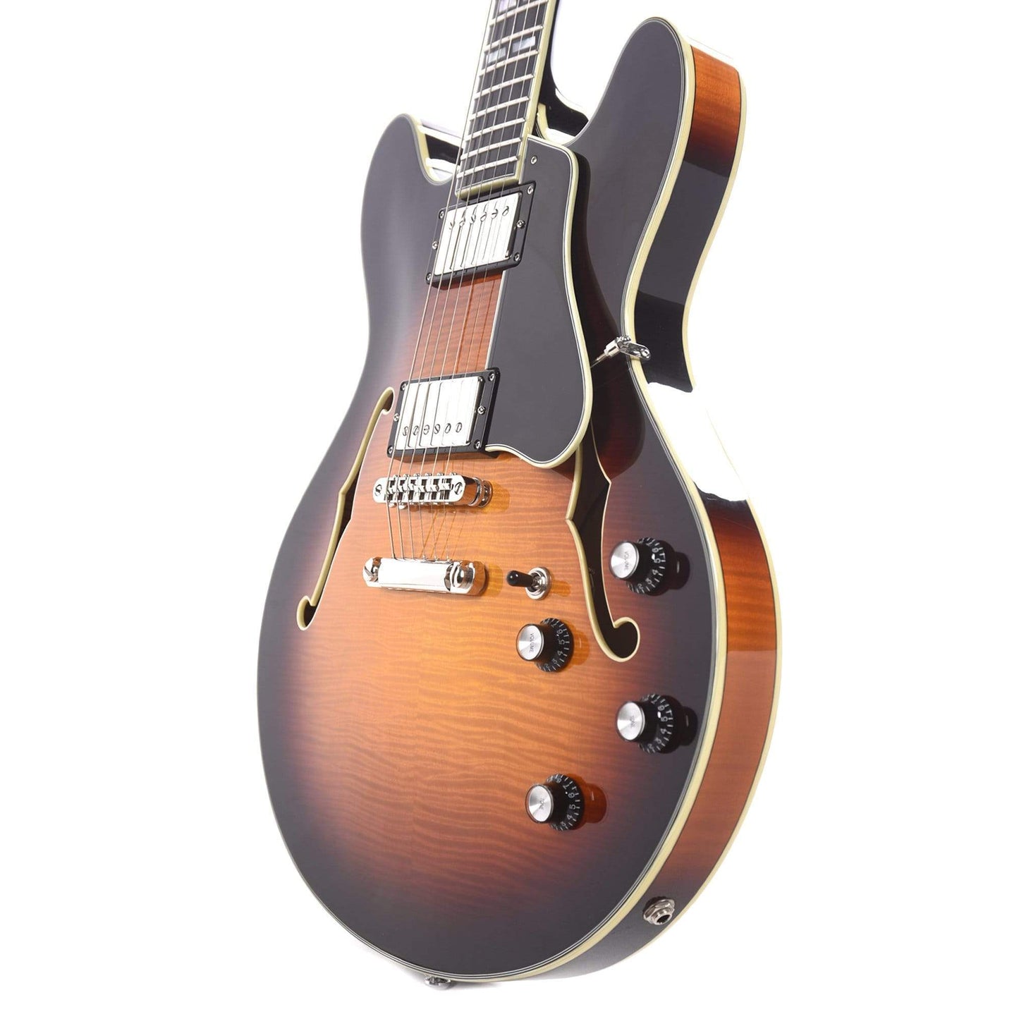 Eastman T486 Thinline Deluxe Sunburst w/Seymour Duncan Humbuckers Electric Guitars / Semi-Hollow