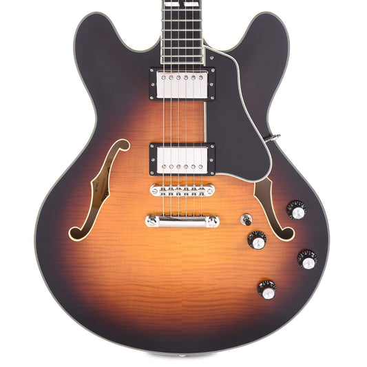 Eastman T486 Thinline Deluxe Sunburst w/Seymour Duncan Humbuckers Electric Guitars / Semi-Hollow