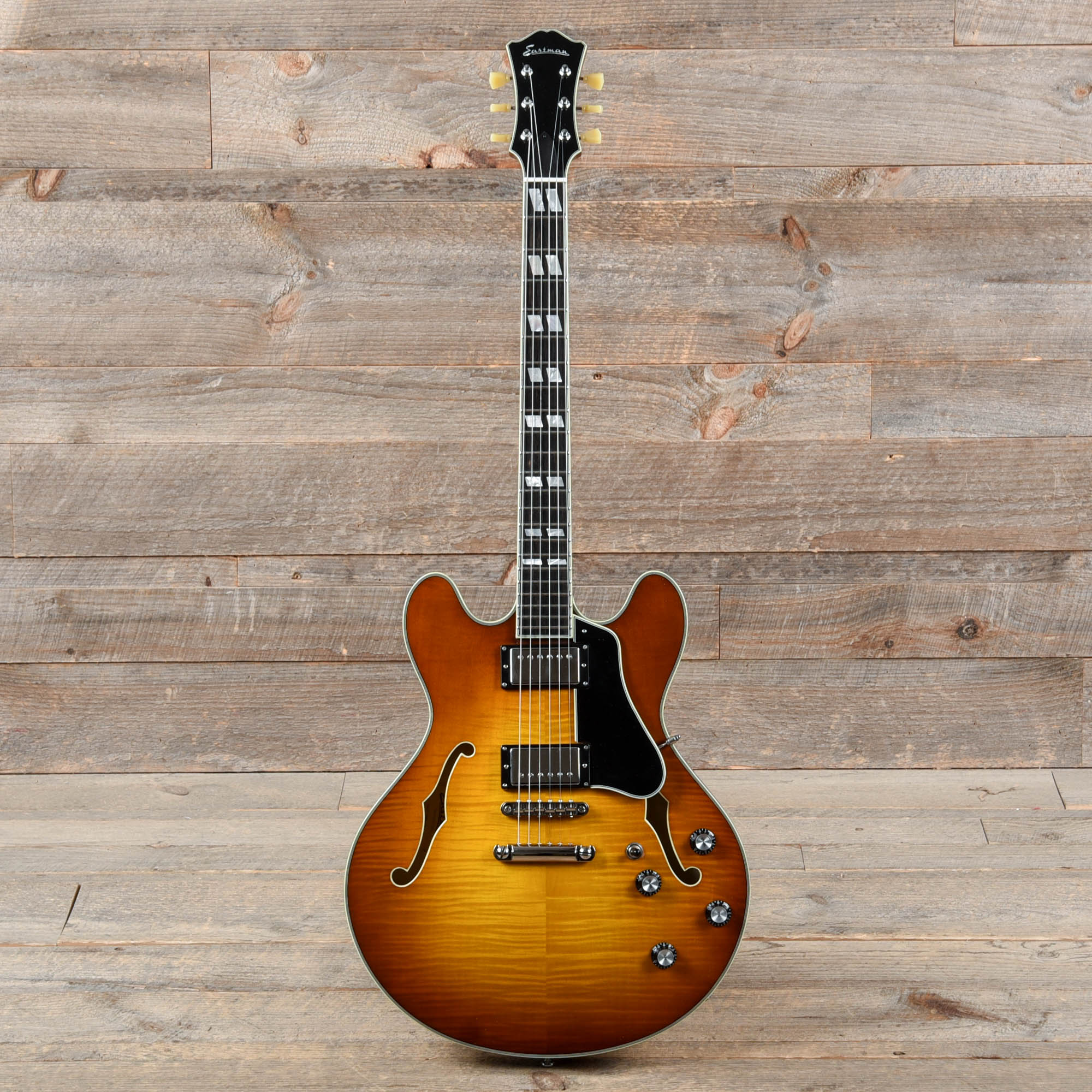 Eastman T486 Thinline Goldburst w/Seymour Duncan Humbuckers Electric Guitars / Semi-Hollow