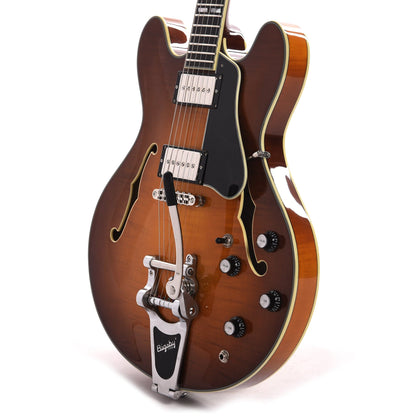 Eastman T486B Thinline Goldburst w/Seymour Duncan Pickups & Bigsby, Electric Guitars / Semi-Hollow