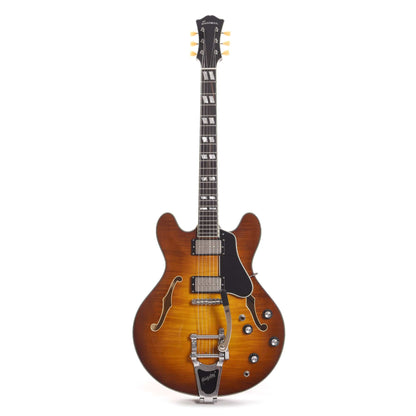 Eastman T486B Thinline Goldburst w/Seymour Duncan Pickups & Bigsby, Electric Guitars / Semi-Hollow