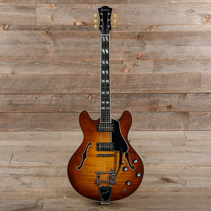 Eastman T486B Thinline Goldburst w/Seymour Duncan Pickups & Bigsby, Electric Guitars / Semi-Hollow