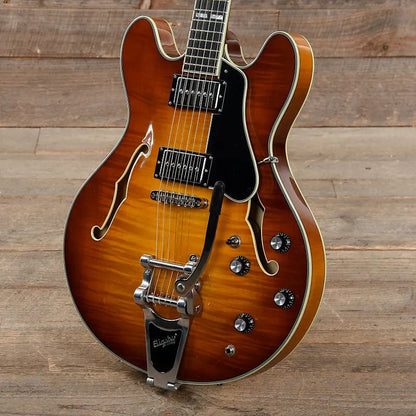 Eastman T486B Thinline Goldburst w/Seymour Duncan Pickups & Bigsby, Electric Guitars / Semi-Hollow