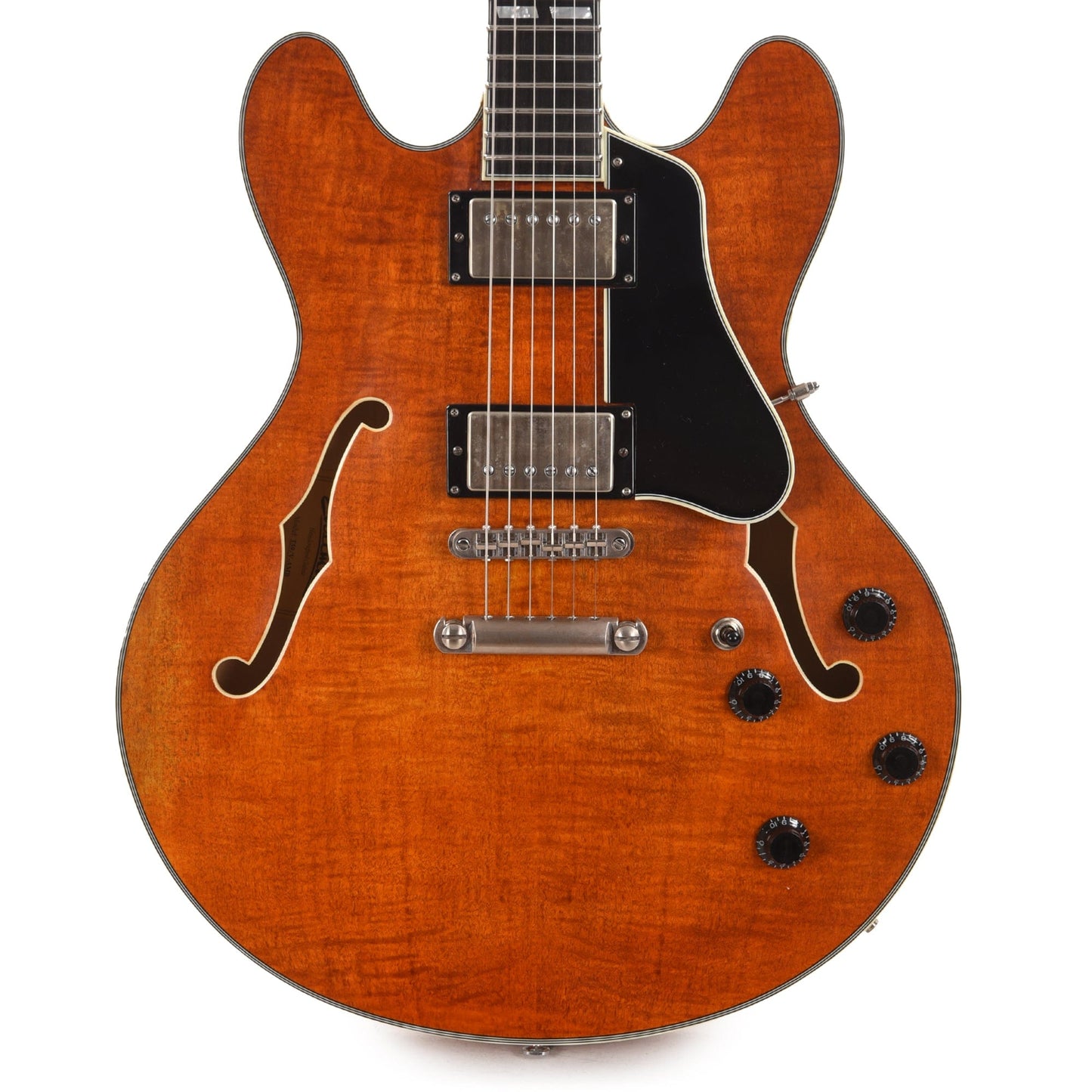 Eastman T59/v Classic Thinline Deluxe Antique Amber w/Seymour Duncan Antiquity Humbuckers Electric Guitars / Semi-Hollow