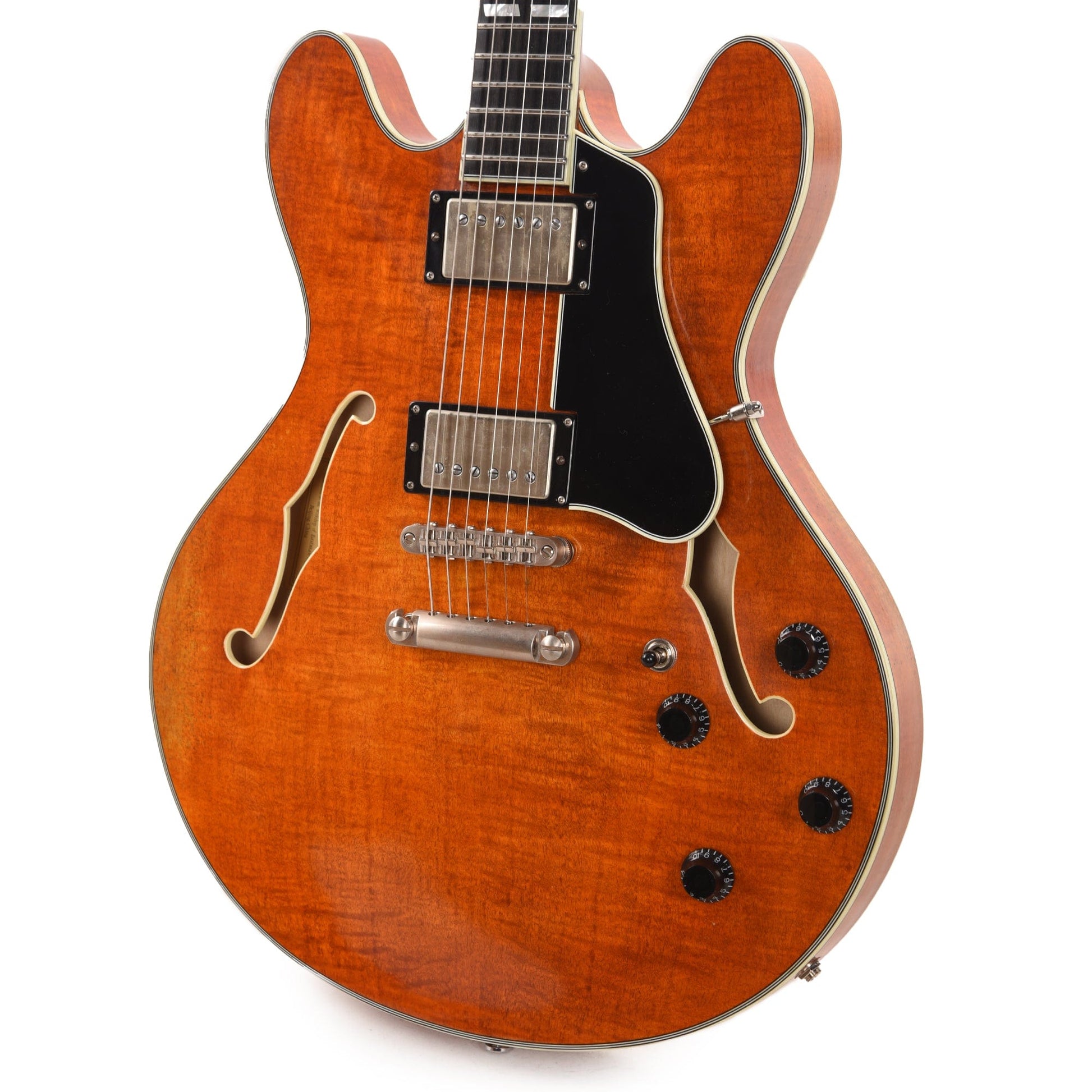 Eastman T59/v Classic Thinline Deluxe Antique Amber w/Seymour Duncan Antiquity Humbuckers Electric Guitars / Semi-Hollow