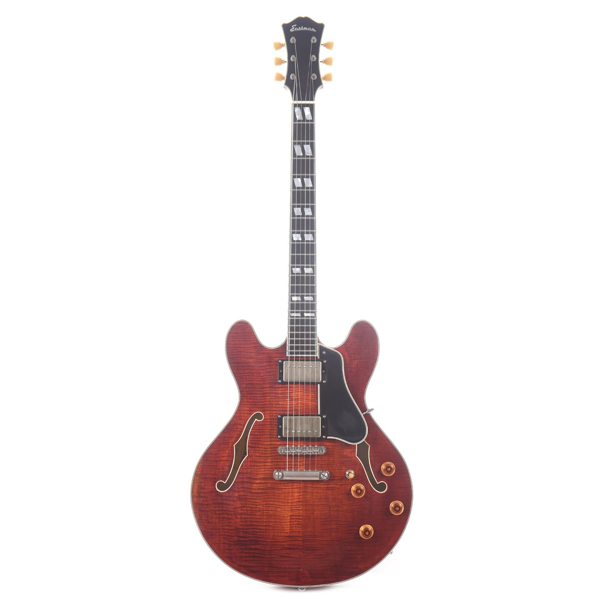 Eastman T59/v Classic Thinline Deluxe Antique Classic w/Seymour Duncan Antiquity Humbuckers Electric Guitars / Semi-Hollow