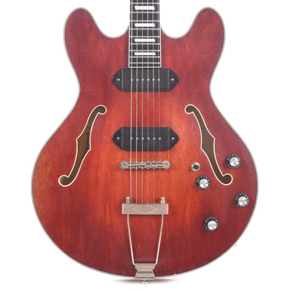 Eastman T64/v-T Thinline Antique Classic w/Lollar P-90 Dogears & Trapeze Tailpiece Electric Guitars / Semi-Hollow