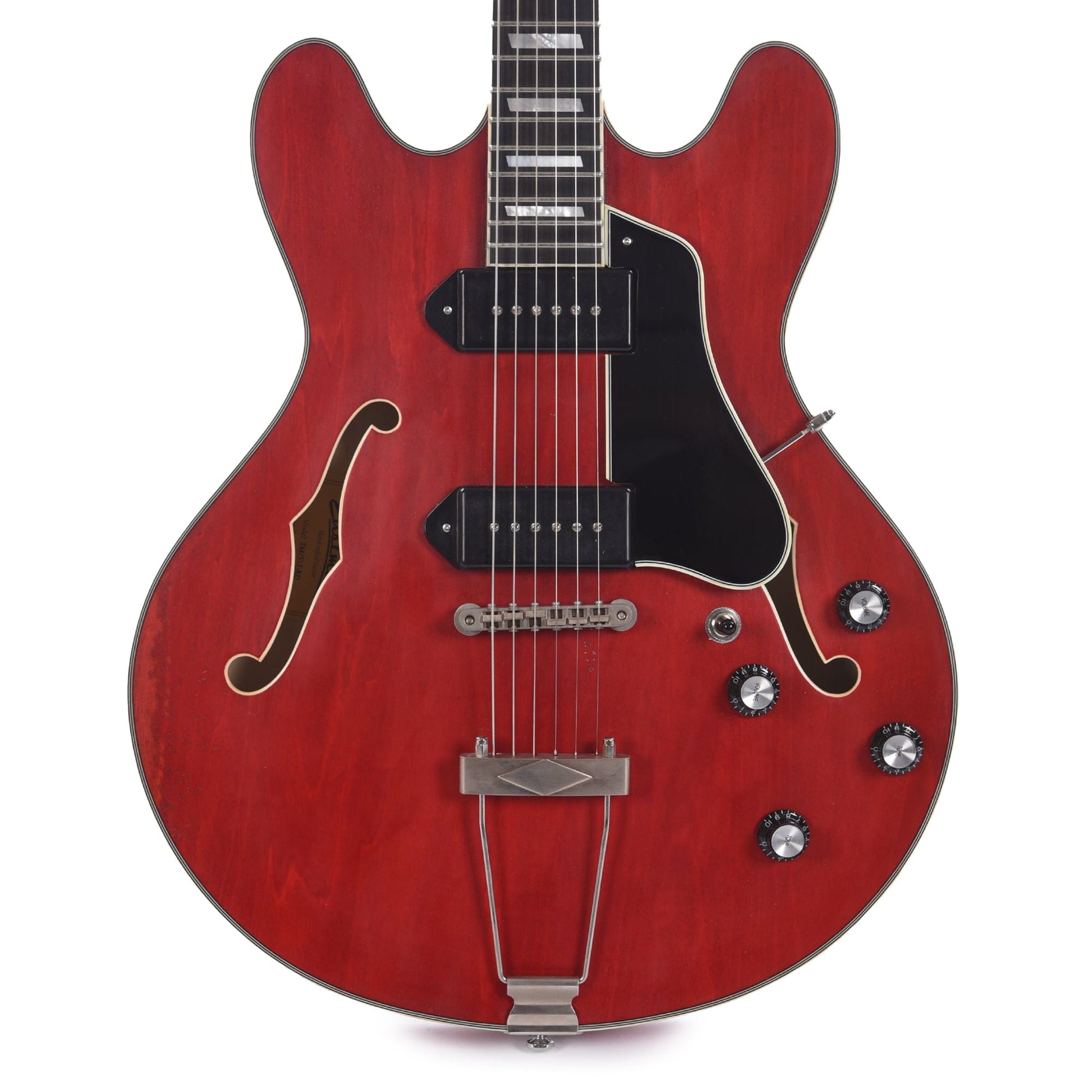 Eastman T64/v -T Thinline Antique Red Varnish w/Lollar Pickups Electric Guitars / Semi-Hollow