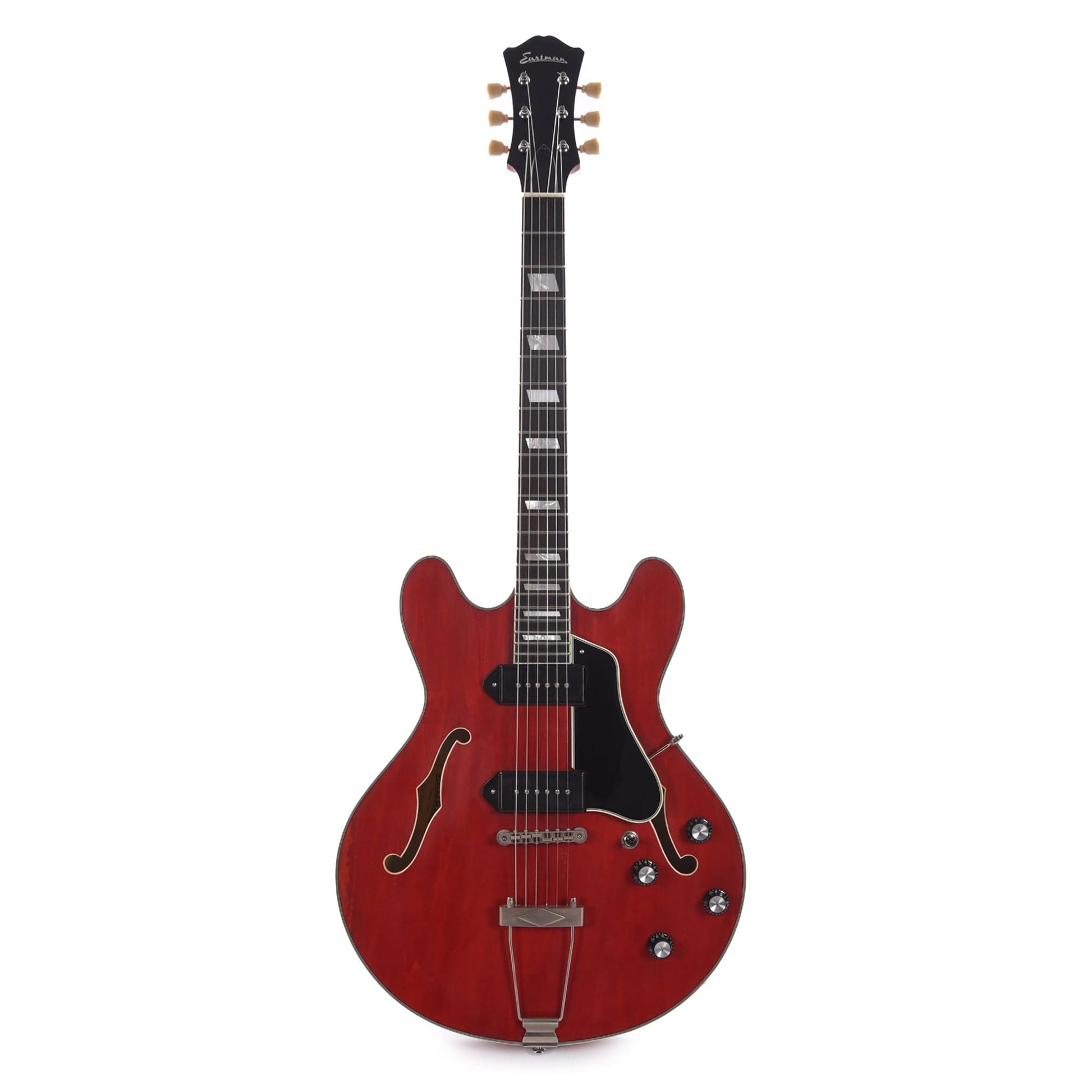 Eastman T64/v -T Thinline Antique Red Varnish w/Lollar Pickups Electric Guitars / Semi-Hollow