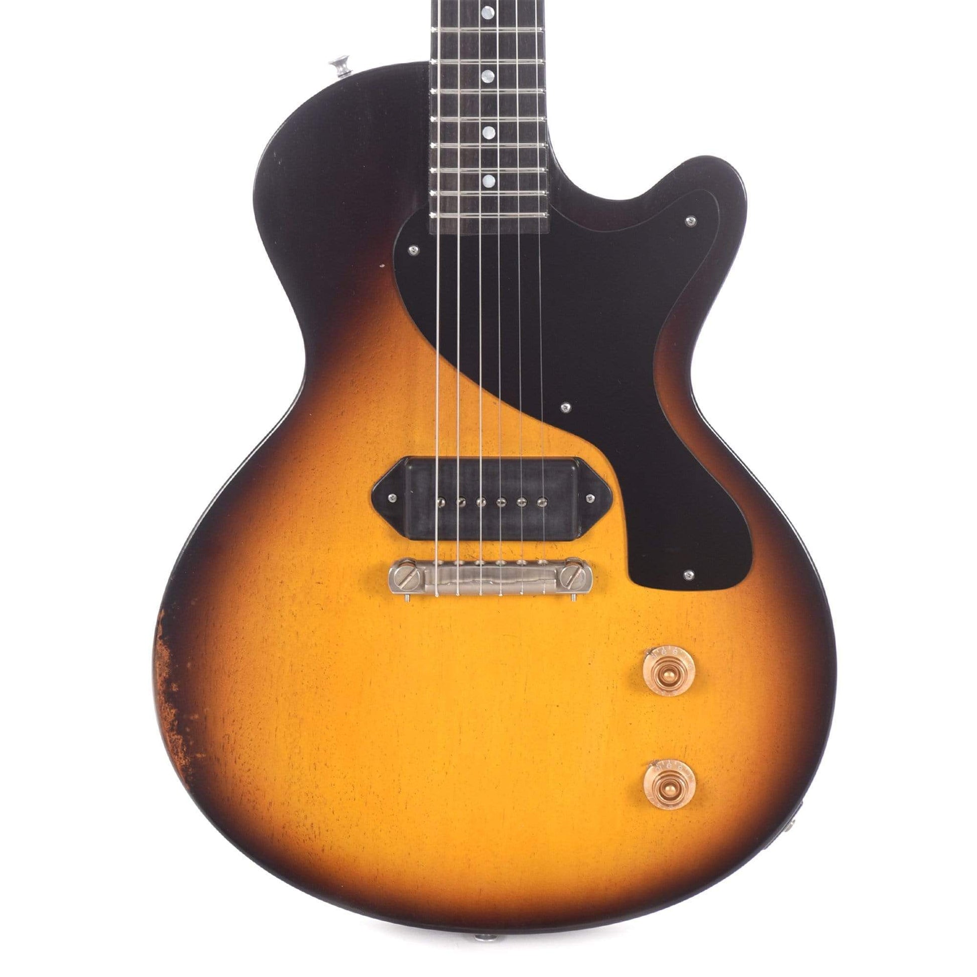 Eastman SB55/v Antique Sunburst w/Nitro Antique Varnish & Lollar '50s Spec Dog Ear P-90 Electric Guitars / Solid Body