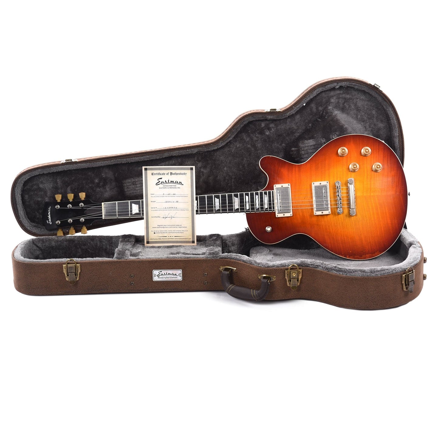 Eastman SB59/v Antique Red Burst w/Lollar Pickups Electric Guitars / Solid Body