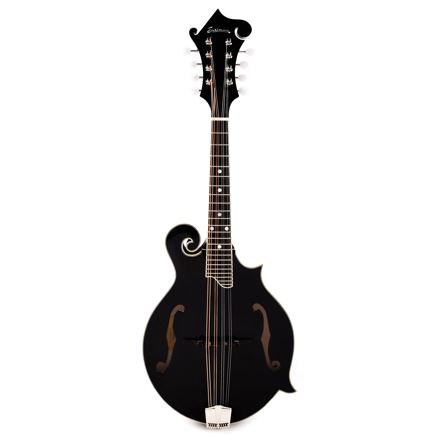 Eastman Limited MD515 Adirondack/Maple F-Style Black Folk Instruments / Mandolins