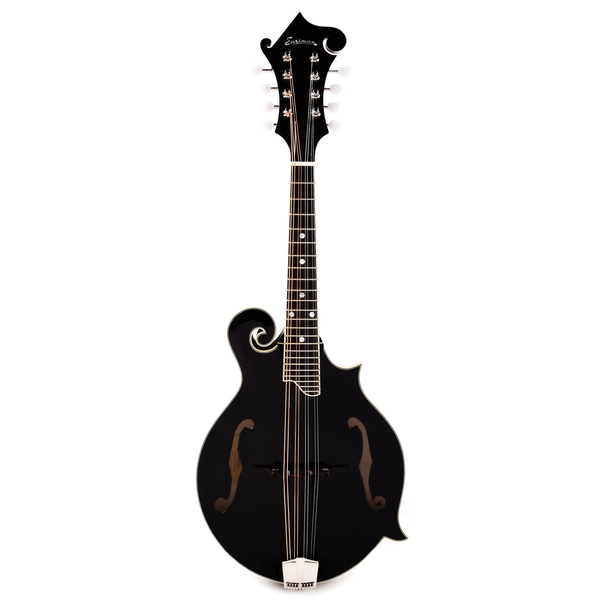 Eastman Limited MD515 Adirondack/Maple F-Style Black Folk Instruments / Mandolins