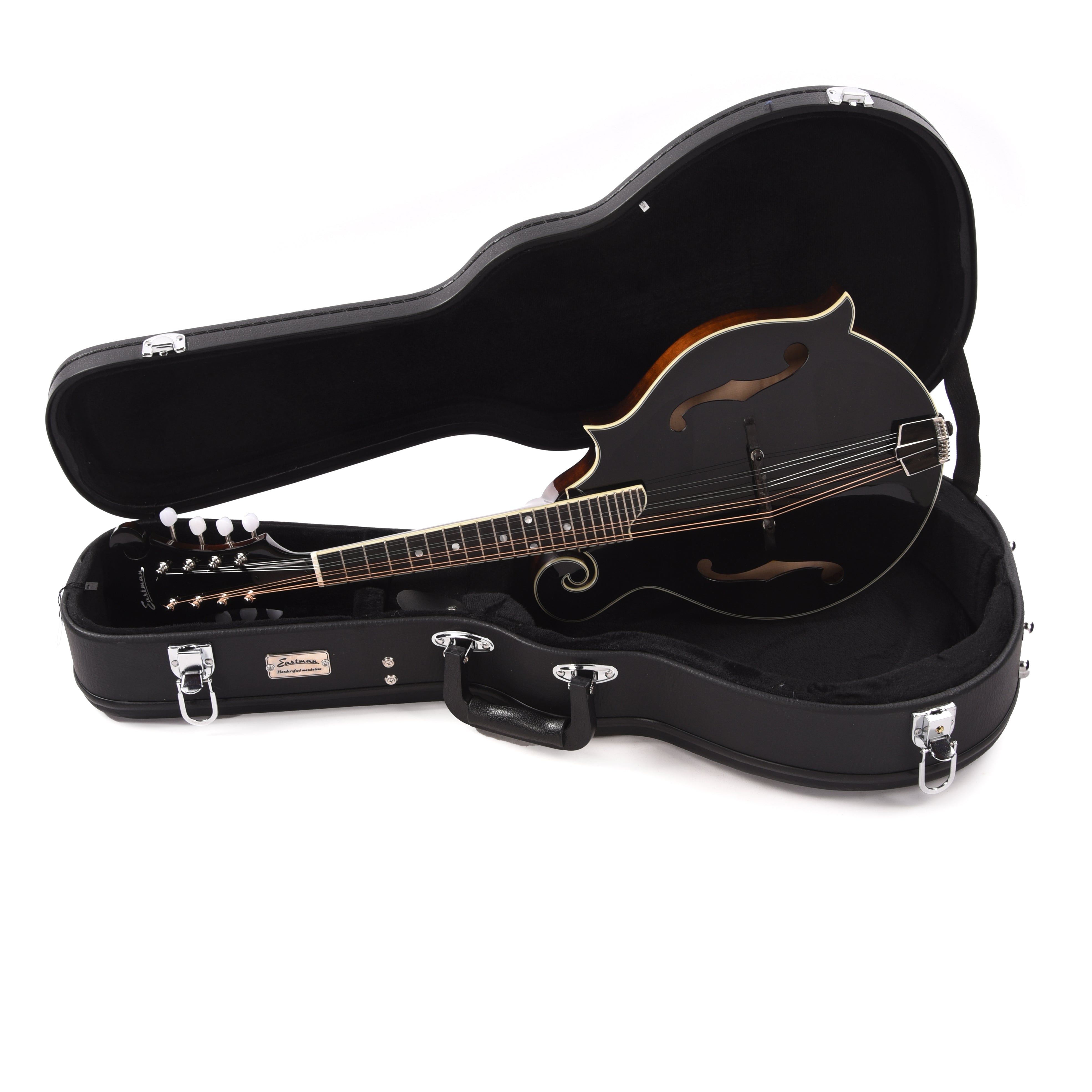 Eastman Limited MD515 Adirondack/Maple F-Style Black Folk Instruments / Mandolins