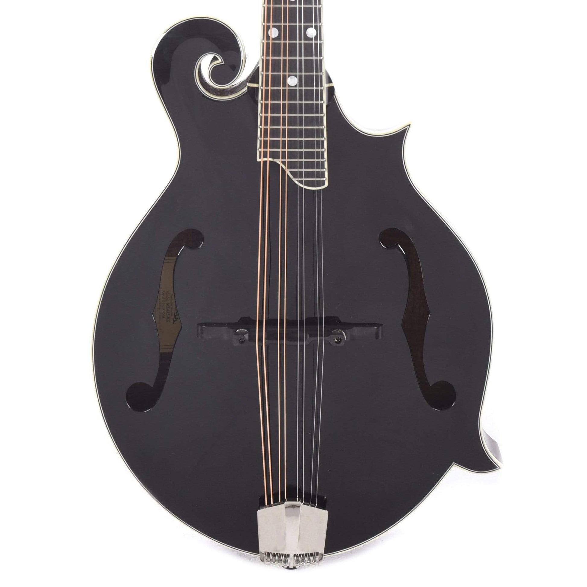 Eastman MD415 Sitka/Mahogany F-Style Mandolin Black Folk Instruments / Mandolins