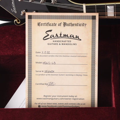 Eastman MD615 Sitka/Maple F-Style Mandolin Goldburst w/Pickup Folk Instruments / Mandolins