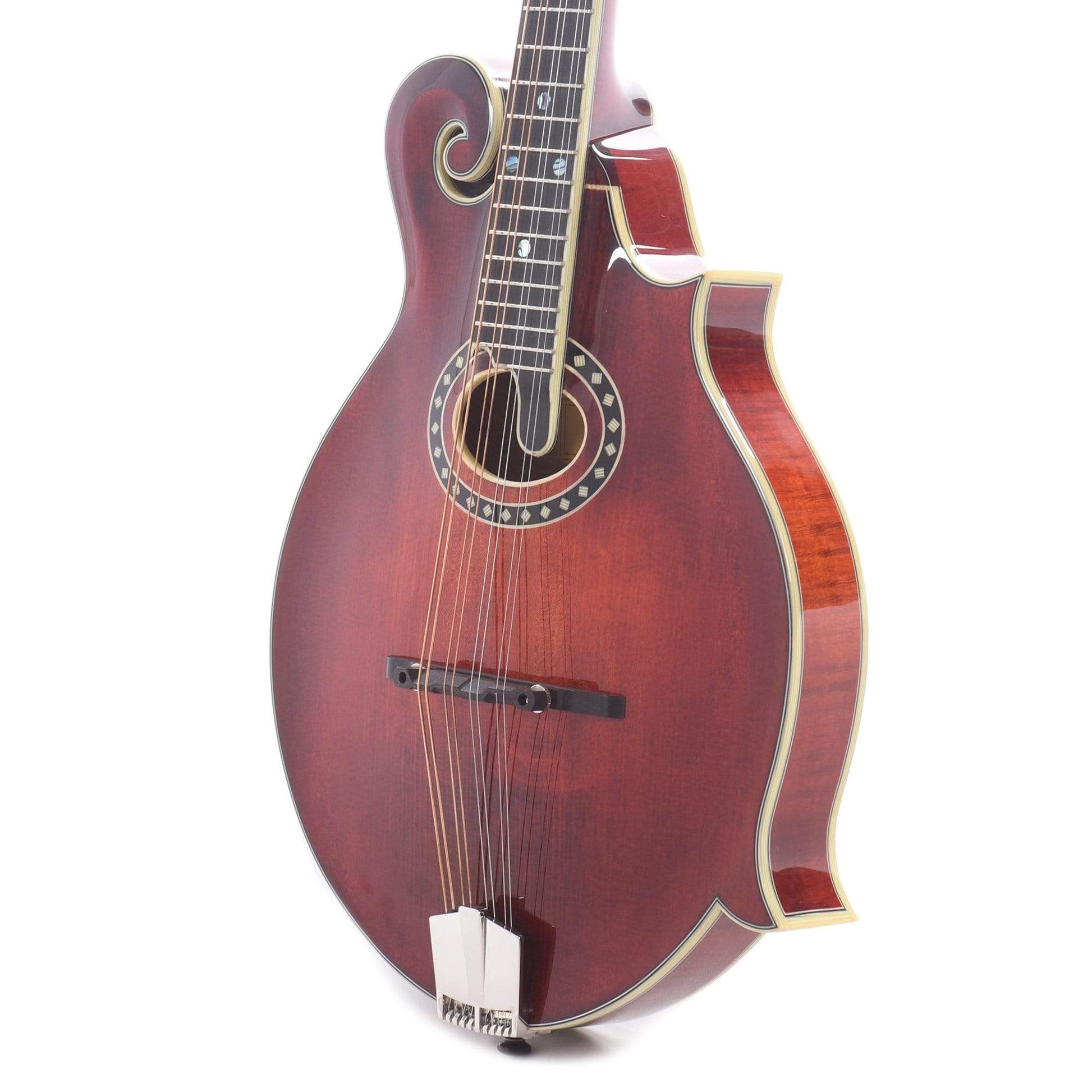 Eastman MD814 Adirondack/Flame Maple F-Style Oval Hole Mandolin Classic Finish Folk Instruments / Mandolins