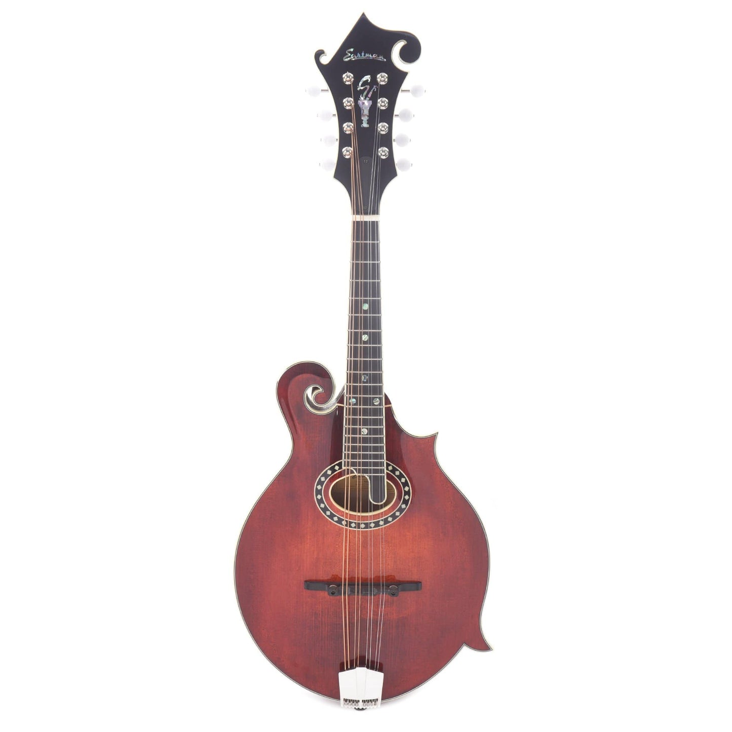Eastman MD814 Adirondack/Flame Maple F-Style Oval Hole Mandolin Classic Finish Folk Instruments / Mandolins