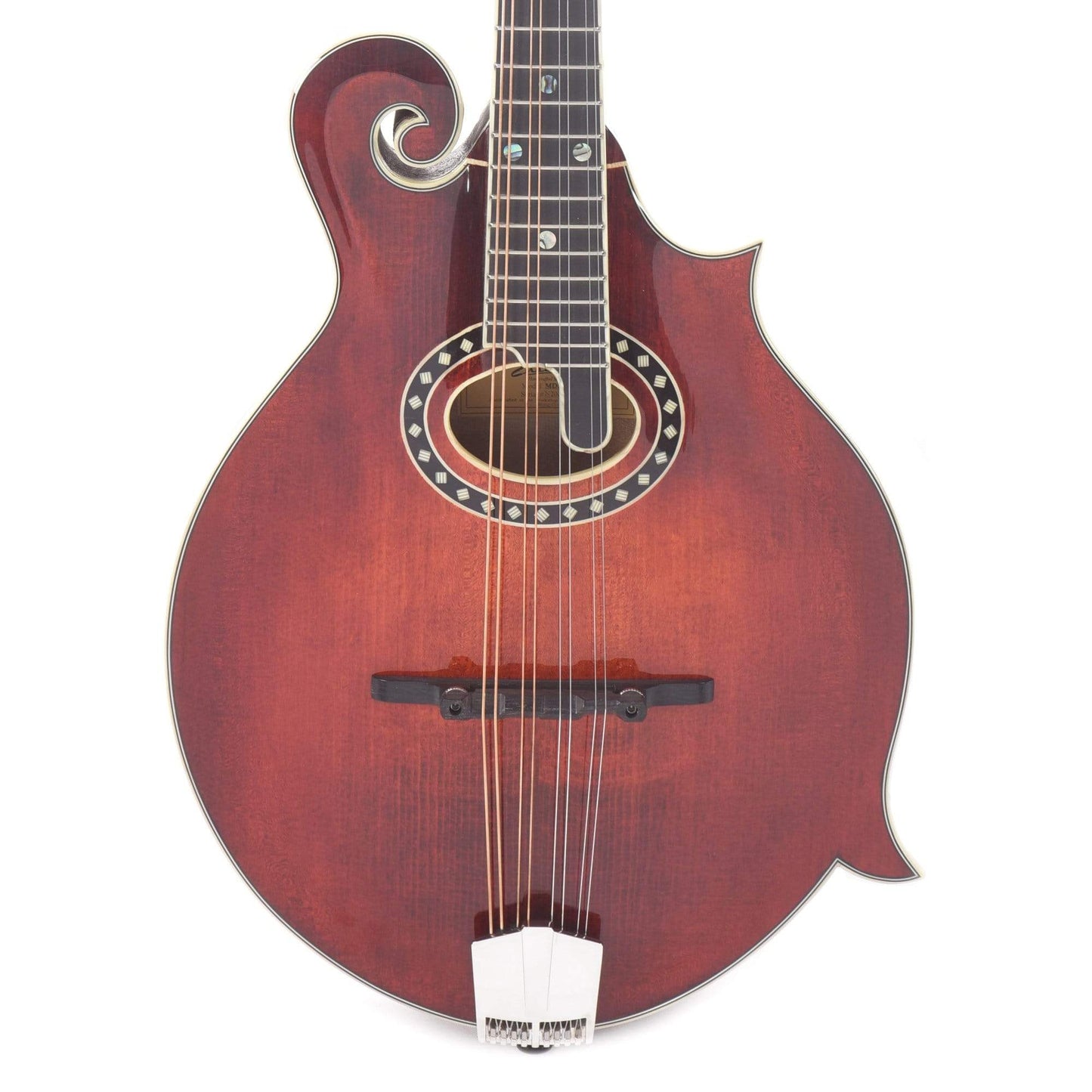 Eastman MD814 Adirondack/Flame Maple F-Style Oval Hole Mandolin Classic Finish Folk Instruments / Mandolins